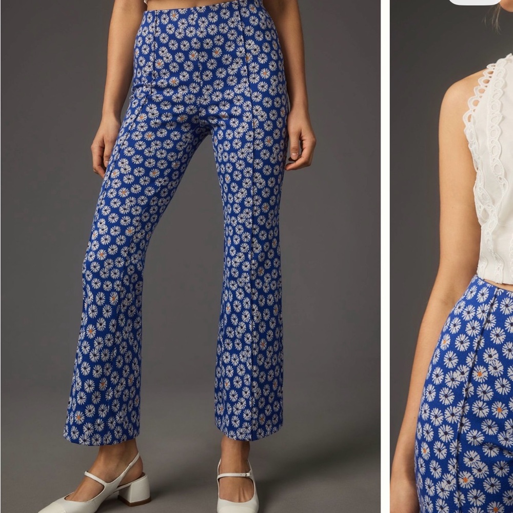 Anthropologie Maeve Margot Kick Flare Pants size xl